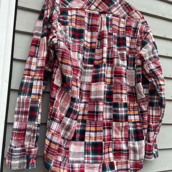 Castaway madras plaid button down shirt - Picture 3 of 6